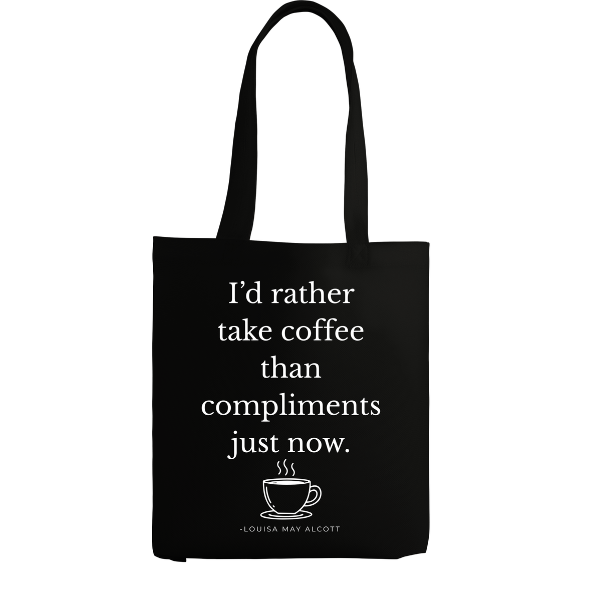 The Well Read Collection: I’d Rather Take Coffee Tote Bag