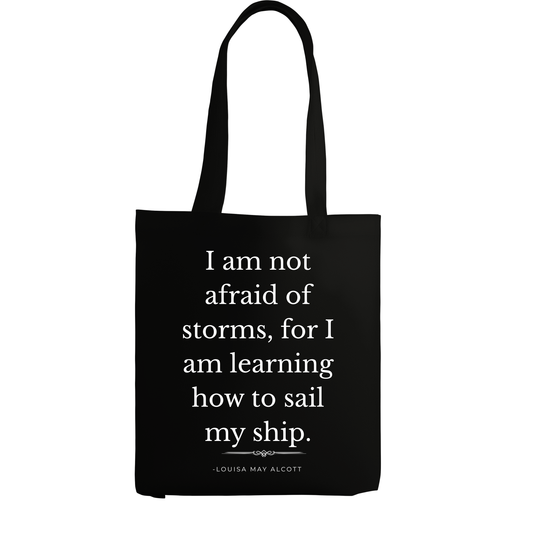 The Well Read Collection: I Am Not Afraid of Storms Tote Bag