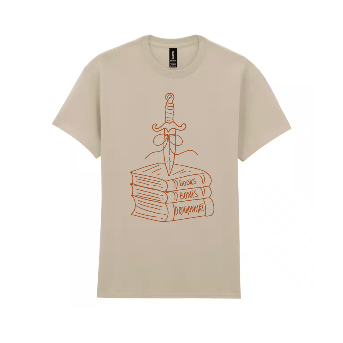 Books • Bones • Dragonfire Tee 🐉📚
