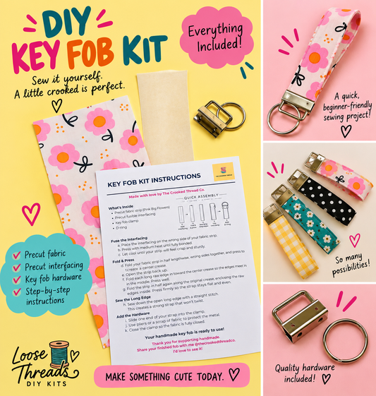 🧵The Loose Threads DIY Key Fob Kit