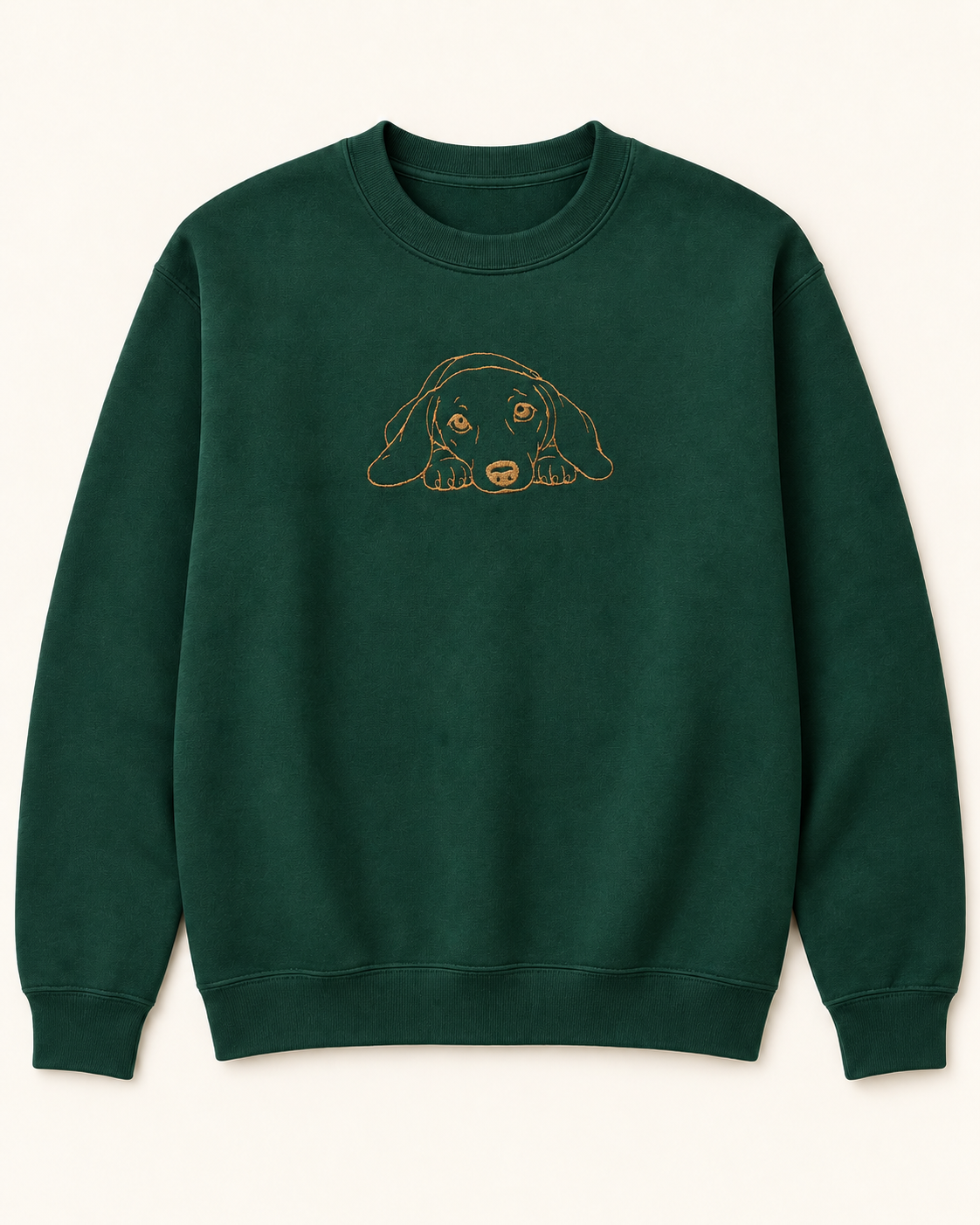 Dachshund Embroidered Sweatshirt