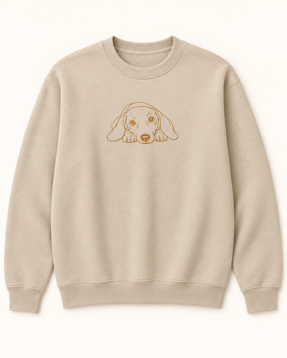 Dachshund Embroidered Sweatshirt