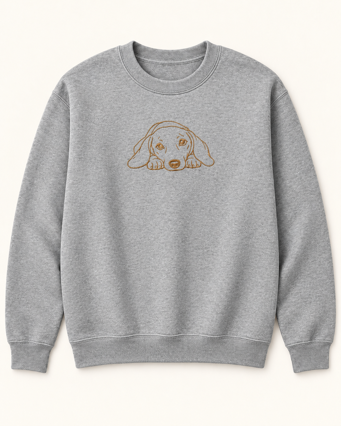 Dachshund Embroidered Sweatshirt