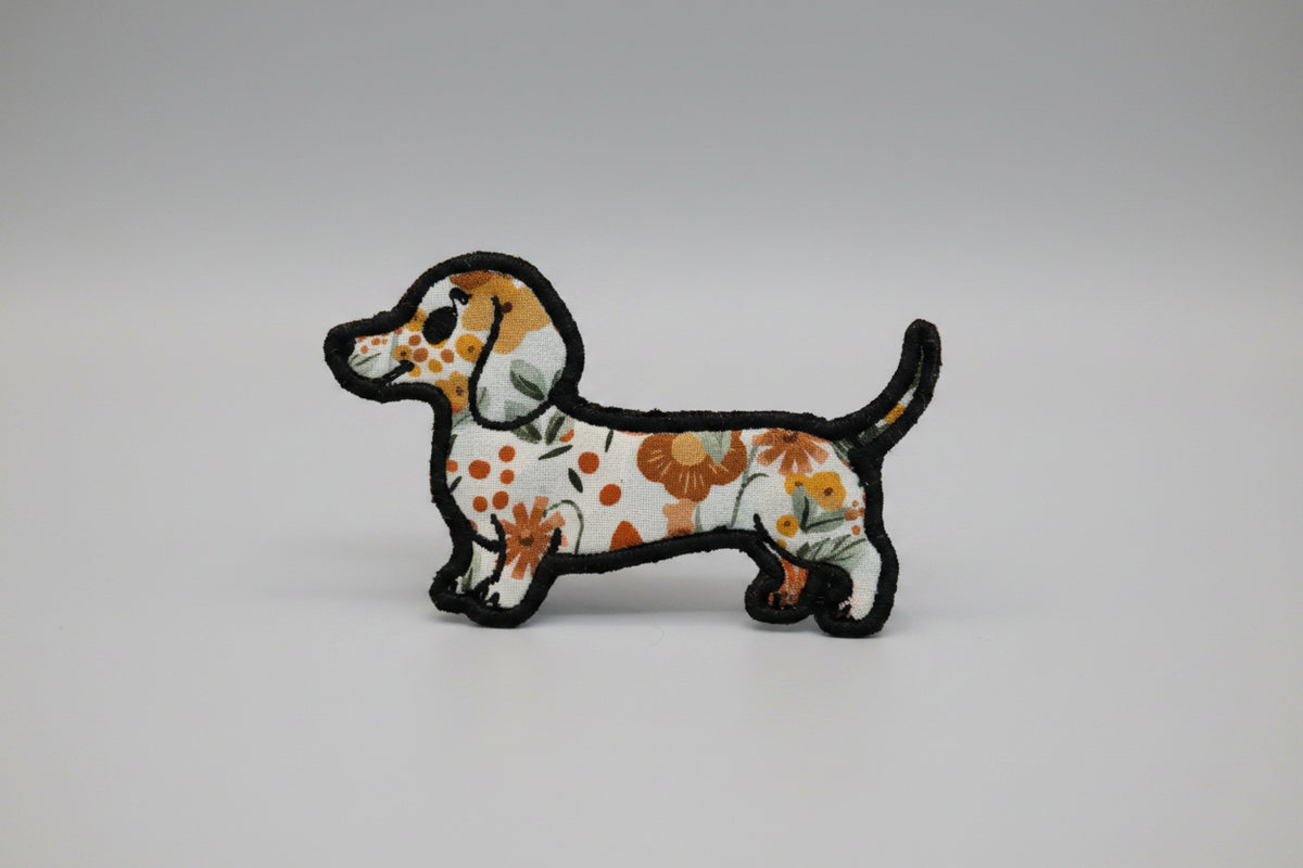 Dachshund Appliqué Machine Embroidery Design | PES DST JEF VP3 Digital File